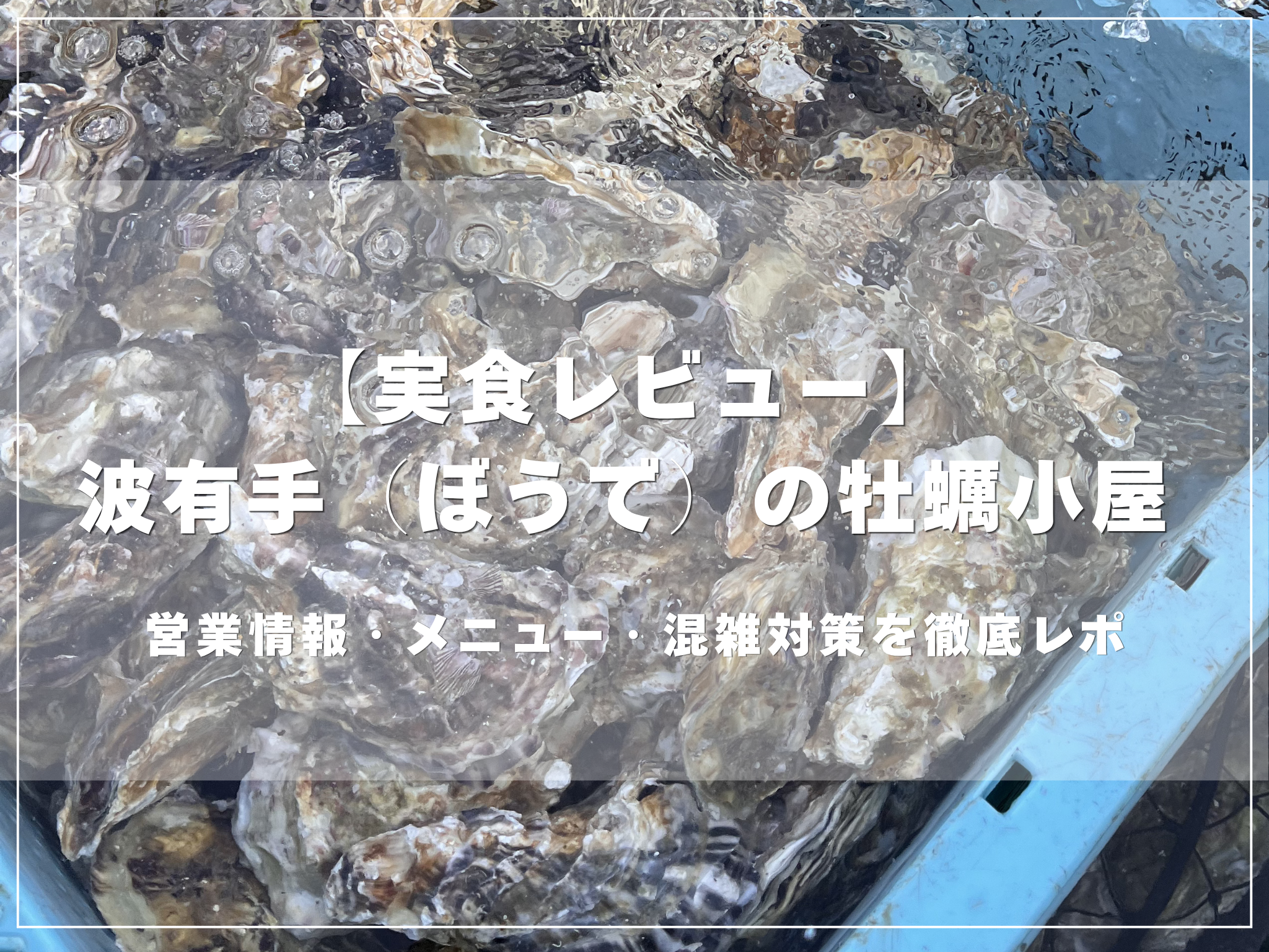 波 有 手 の カキ 小屋
