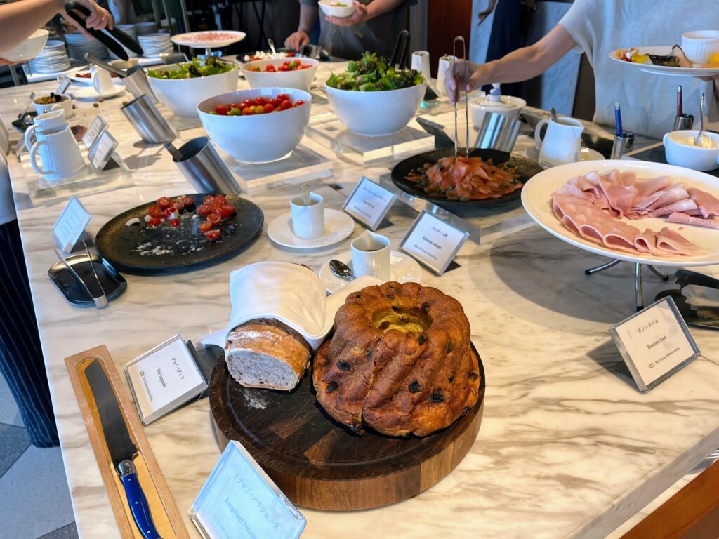 朝食ビュッフェの温菜